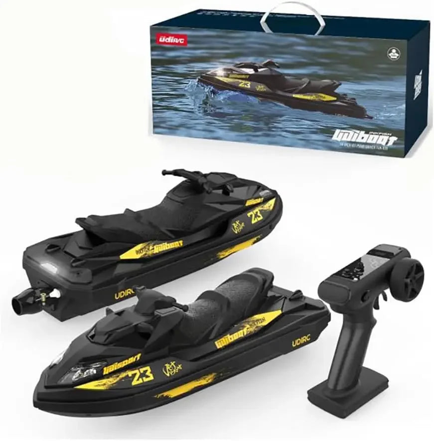 udiRC UDI023 RC Boat, Jet Pump Spray, Waterproof Self‑Righting, 2.4G LED RTR, Brushed & Brushless PRO up to 20 km/h