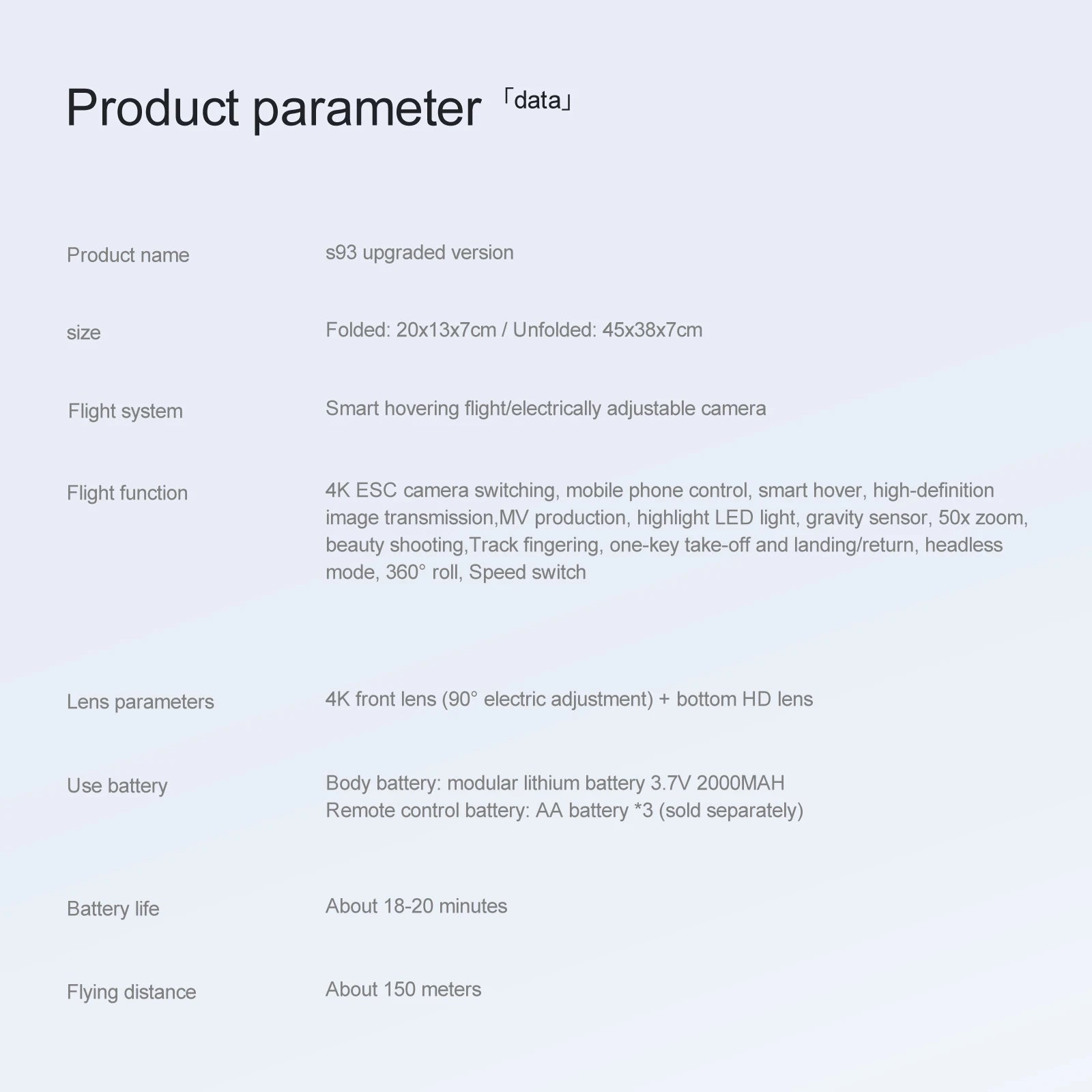 S93 Drone - 4K HD WIFI FPV Drone 1080P Camera Height Hold RC Foldable Quadcopter Dron Rc Helicopter Drone Gift Toy 28 S93 Drone, kbdfa aerial photography recommends age : 12