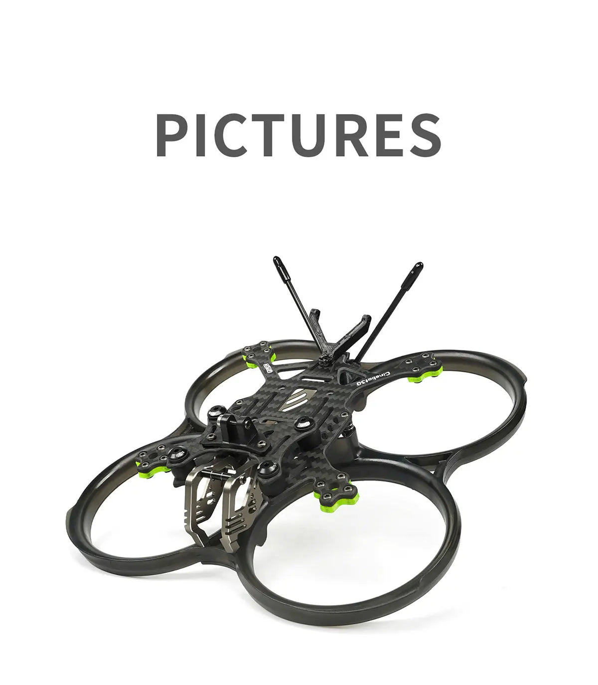 GEPRC 3inch Propeller GEP-CT30 103.2g Quadcopter Frame