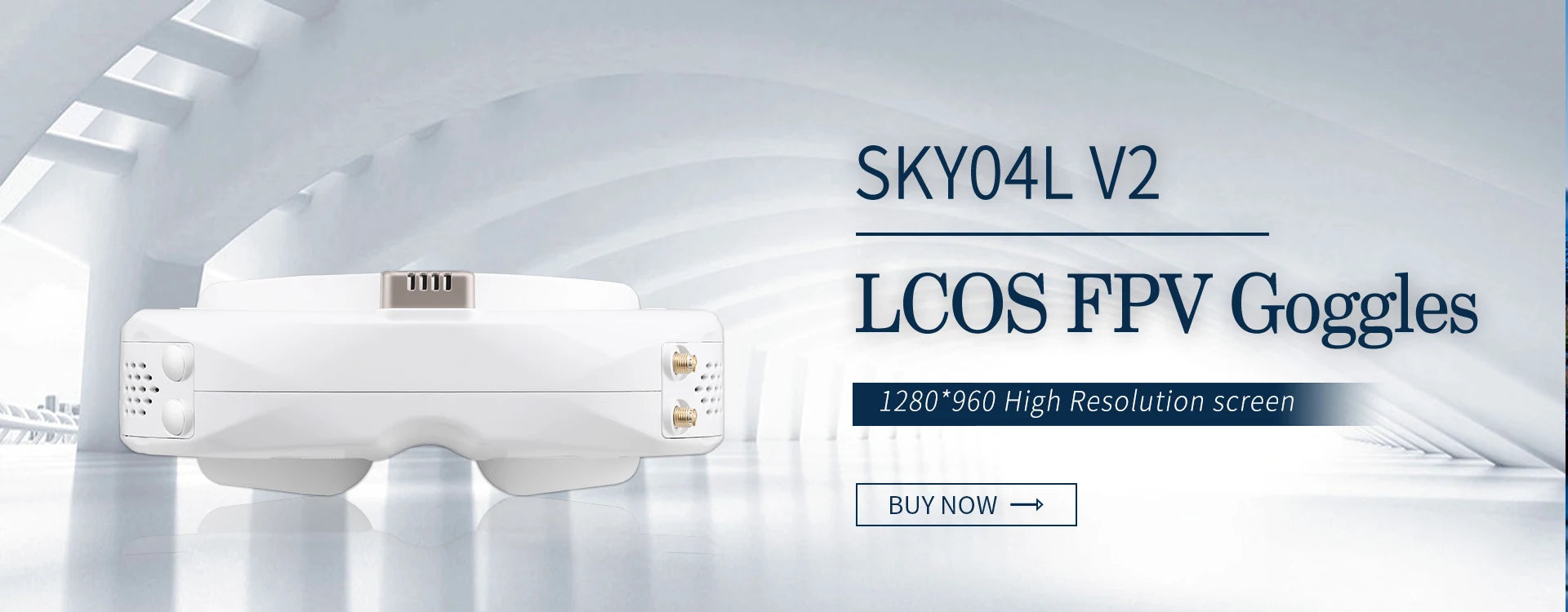 Skyzone Steadyview+ELRS Backpack Receiver for FPV Goggles 48CH 5.8Ghz V3.3 Hardware 10 SKYO4L V2 TOT LCOS FPV Goggles