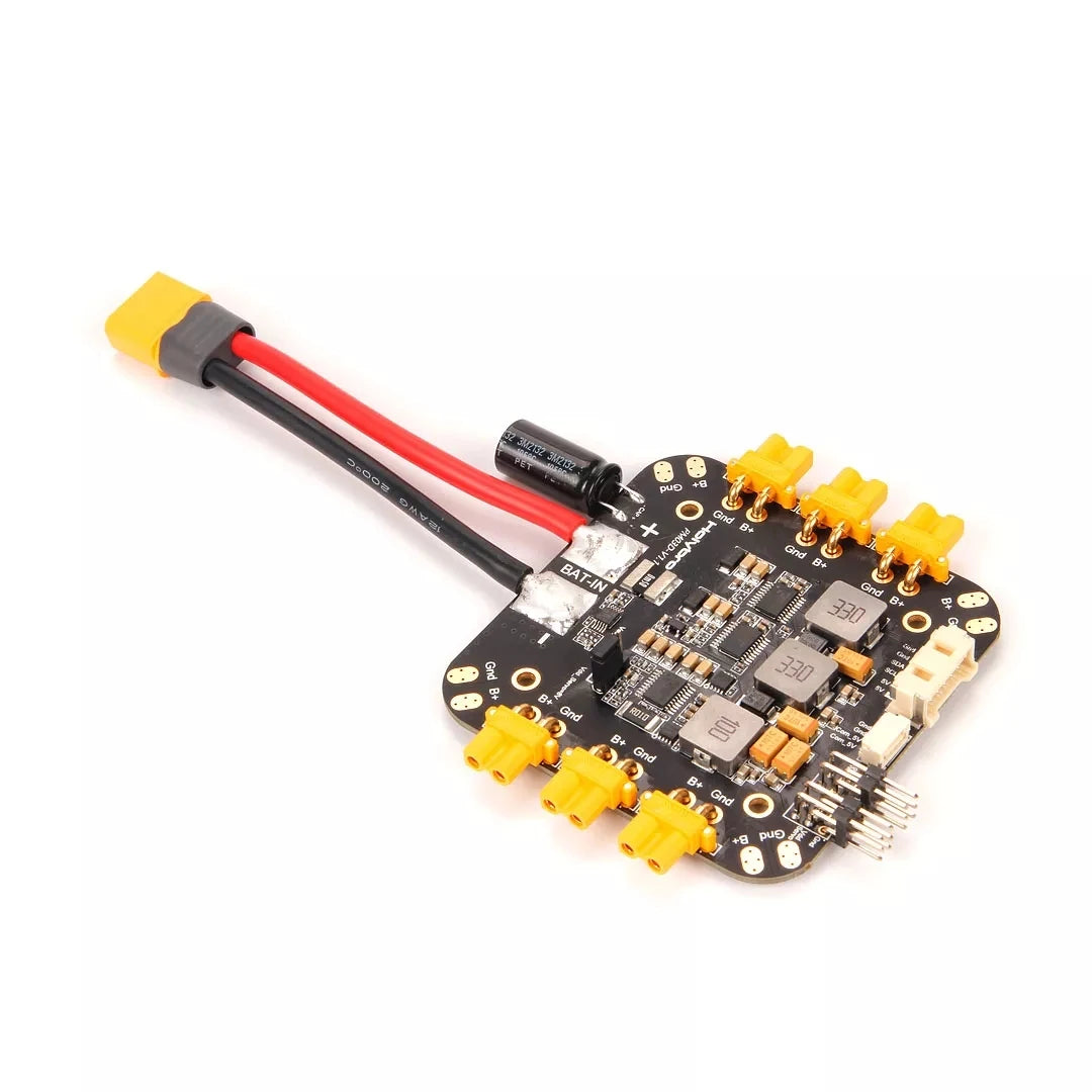 Holybro PM03D Power Module For  Pixhawk 5X Flight Control has both XT-30 & XT-60 connectors preinstalled for motor ESCs Battery