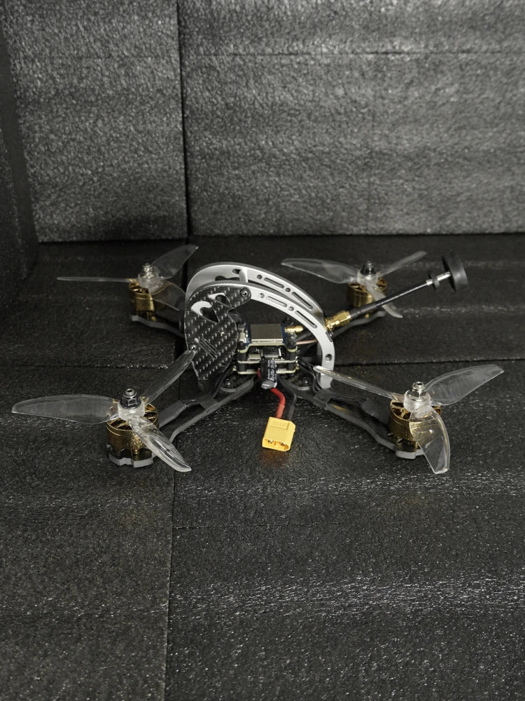 TCMMRC Dome 215 - 5-Inch FPV Racing Drone Kit with 3-6s Gold Brushless Motor Professional Quadcopter Radio Remote Control Toys 15 TCMMRC Dome 215, FPV Capable Features : auto return features : Integrated camera dimensions :