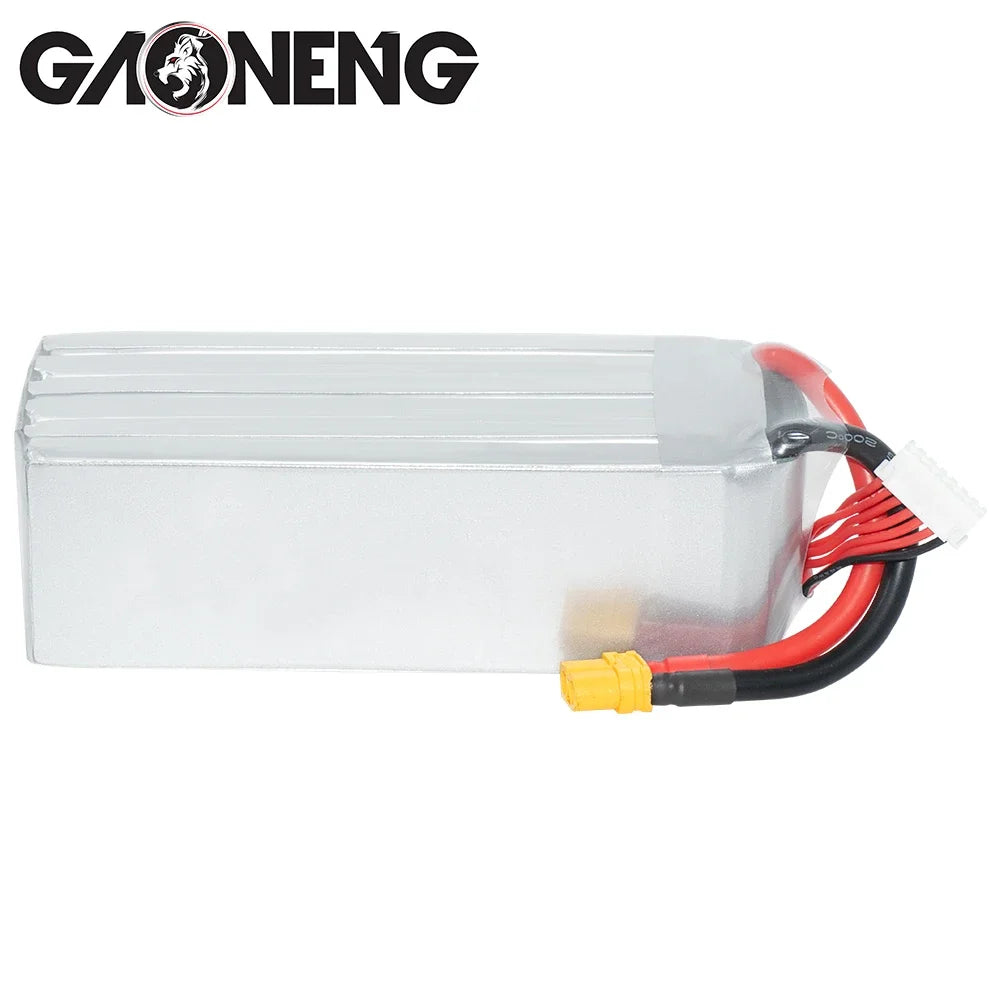 GAONENG GNB 6500mAh HV 6S 70C 140C 22.8V XT60 LiPo Battery FMS EDF Jets and 3D Plane Size 700mm To 800mm Helicopters