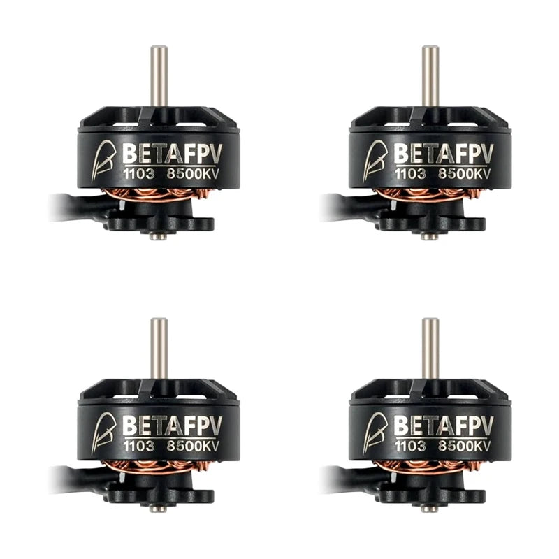 BETAFPV 1103 8500KV 2S–4S Brushless Motor, BETAFPV 1103 8500KV brushless motor fits Beta75X/3S Whoop drones, featuring a 1.5mm shaft for enhanced performance.