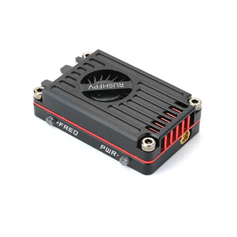 Rushfpv RUSH TANK MAX SOLO VTX - 5.8GHz 2.5W 48CH High Power Video Transmitter with CNC shell for RC FPV Long Range Fixed-wing Drones DIY