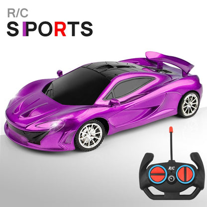 1/18 RC Car LED Light 2.4G Radio Remote Control Sports Cars - For Children Racing High Speed Drive Vehicle Drift Boys Girls Toys