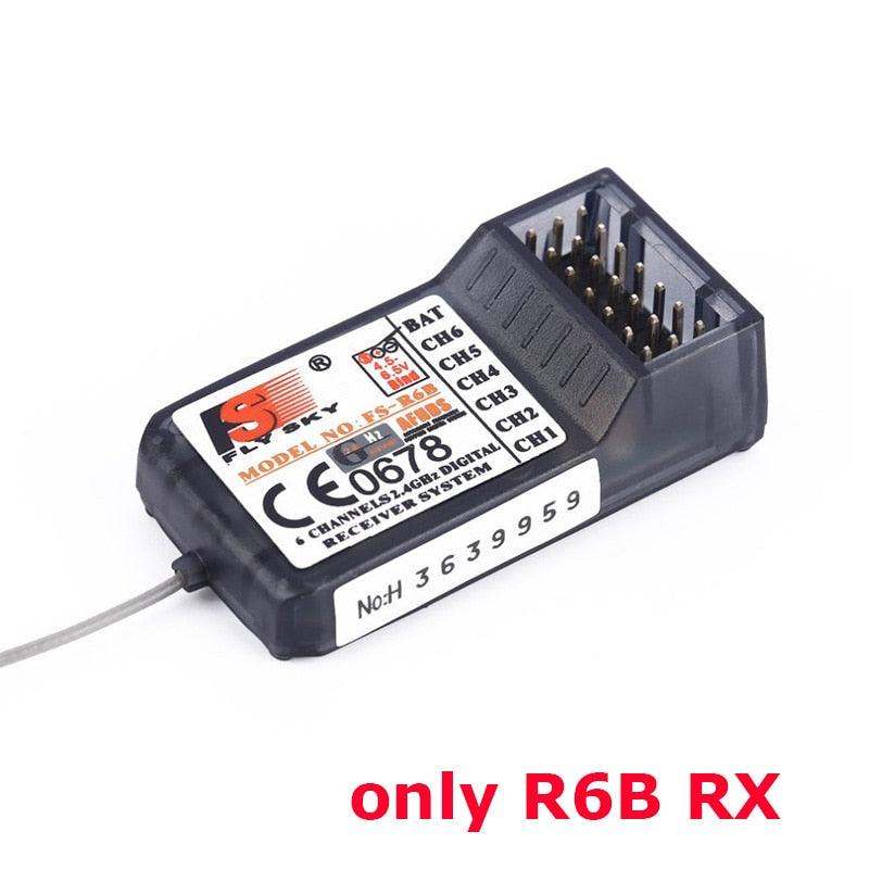 Flysky FS-CT6B 2.4G 6-Channel AFHDS Transmitter with FS-R6B Receiver f ...