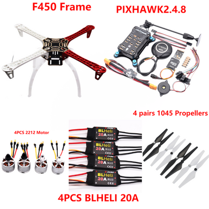 F450 Frame PIXHAWK2.4.8 pairs 1045 Propellers 4PC