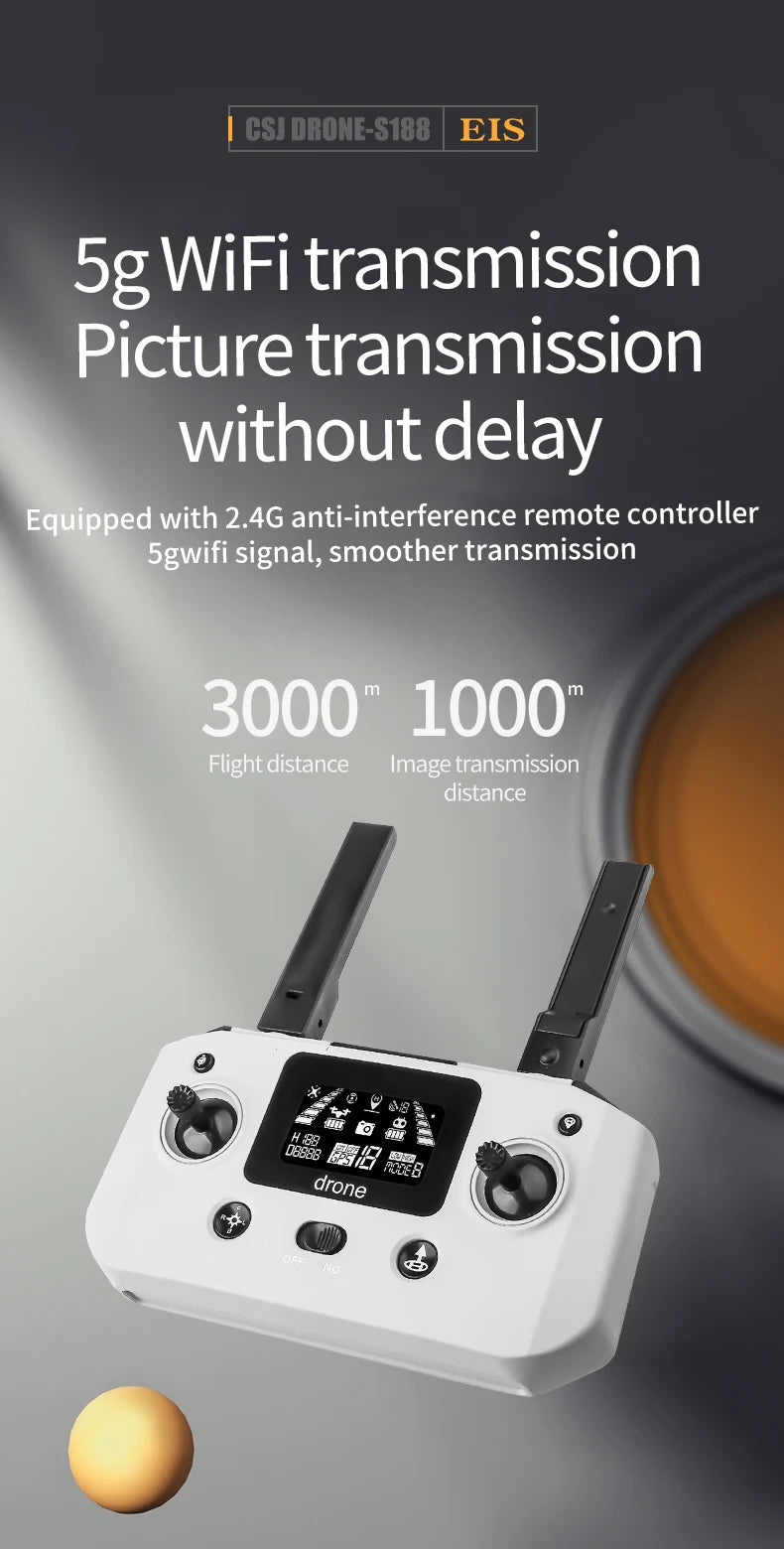 S188 Drone, CSJ DRONE-S188 EIS Sg WiFi transmission Picture transmission without delay