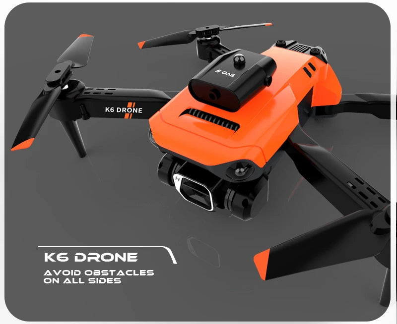 NEW K6 Drone Professional 4K HD Camera Mini Drone Optical Flow Localization Three Sided Obstacle Avoidance Quadcopter Toy Gift 28 NEW K6 Drone, k6 drone avoid obstacles on all sides 7245 .
