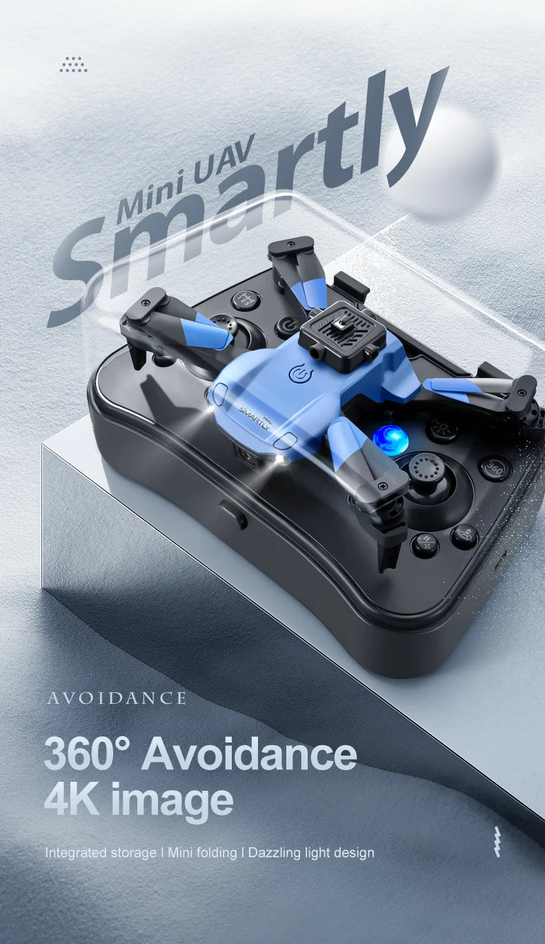 V26 Mini Drone - HD Camera WiFi Fpv Air Pressure Altitude Hold Professional Foldable Quadcopter 4K RC Dron Kid Boys of Toys GIft 20 V26 Mini Drone, avoidance 3609 avoidance 4k image integrated storage mini folding