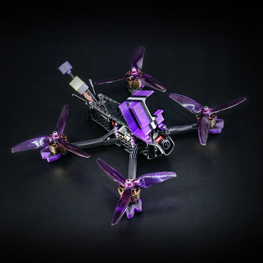 TCMMRC LAL5 Racing Drone - 4K HD 2307 2450KV Radio Control Drone Kit Wheelbase 225mm Freestyle FPV Racing Drone with Caddx Camera 60A ESC 20 TCMMRC LAL5 Racing Drone, FPV Capable Features : auto return features : Integrated camera package includes