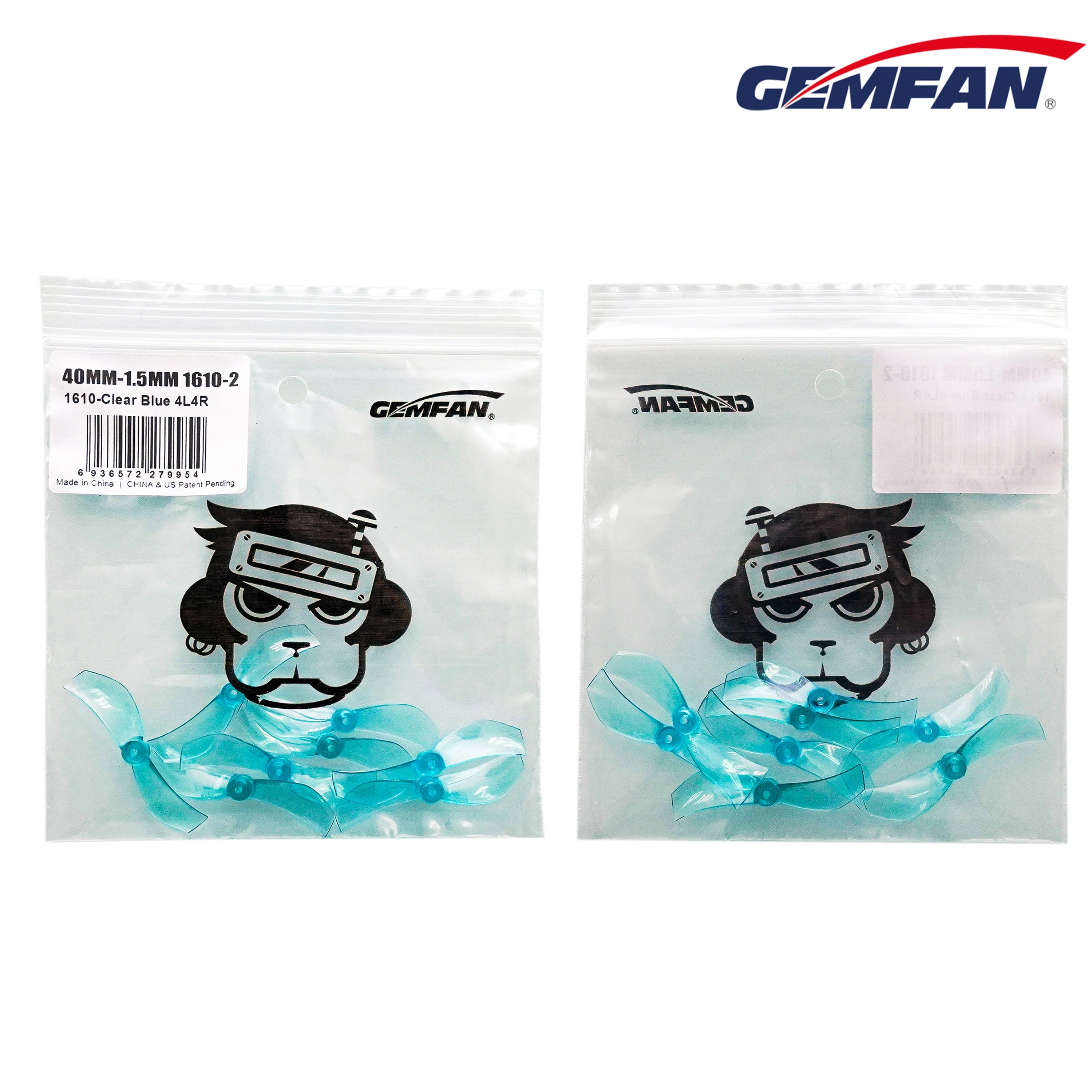 12/24 Pairs Gemfan 1610 Drone Propeller, Gemfan 1610 CW Propeller 12 pcs Gemfan 40MM 1610