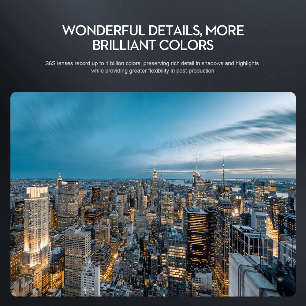 S6S Mini GPS Drone - 4K HD Professinal Dual HD EIS Camera 5G Wifi Light Flow Brushless Folding Quadcopter RC Helicopter Toys Professional Camera Drone 22 S6S Mini GPS Drone, S6S lenses record up to billion colors, preserving rich detail in shadows and highlights