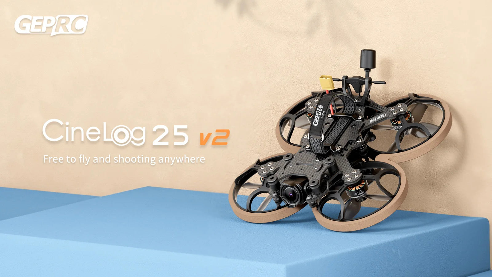 GEPRC Cinelog25 V2 HD O3 FPV - TAKER G4 35A AIO 1404 4500KV Motor BNF with Mini Video Freestyle RC GPS Quadcopter Drone Racing Kit 8 GEPRC Cinelog25 V2 HD O3 FPV, @CERC Cinelog25 v2 Free to fly and shooting anywhere