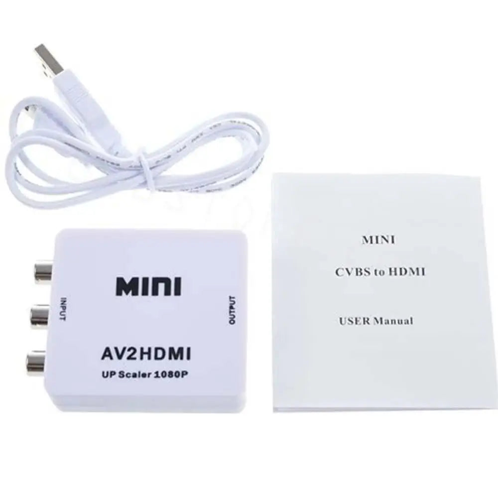 Mini HDMI to AV Converter 3RCA Composite TV/PC/PS3/Blue-ray DVD 1080P For FPV Airplane 10 aeProduct.getSubject()