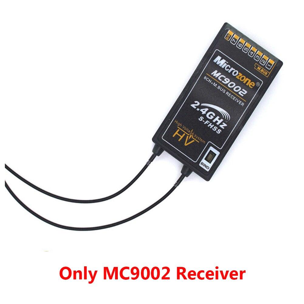 Microzone MC8B 2.4G 8CH Remote Control Transmitter &amp; MC9002 CH Receiver Radio System for RC Aircraft Fixed-wing Helicopter Drone - RCDrone