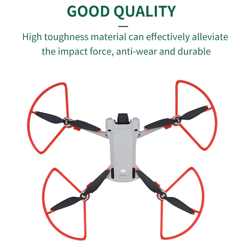 DJI MINI 3 Pro Propeller Guard - Effective Protection for MINI 3 PRO Drone Accessory Blade Wings Cover Bumper Props Anti-collision 19 DJI MINI 3 Pro Propeller, GOOD QUALITY High toughness material can effectively alleviate the impact force, anti-wear