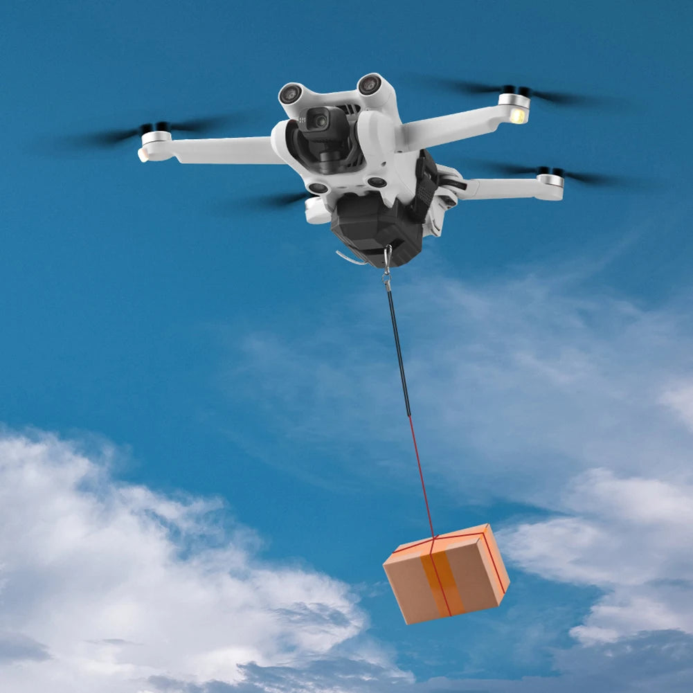 Drone Drop System / Drone Thrower - universal for Most Drones such DJI 4DRC JJRC Syma Hubsan FIMI Drone Fishing Ring Gift Deliver Life Rescue 13 Drone Drop System / Drone Thrower , universal for Most Drones such as DJI 4DRC JJRC Syma