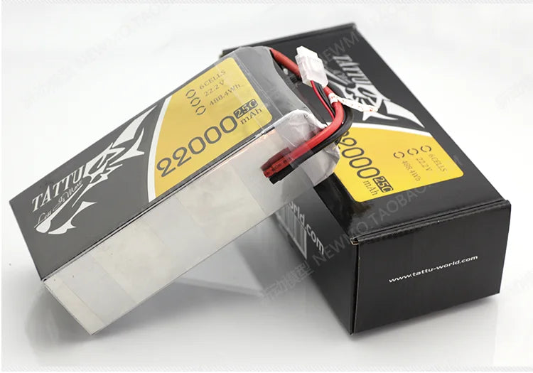 TATTU 22000mAh 22.2V 6S 488wh LiPO Battery Burst 25C for Big Load Multirotor FPV Drone Hexacopter Octocopter Agriculture Drone Battery 23 we won't offer guarantee for damage caused by improper storage or use