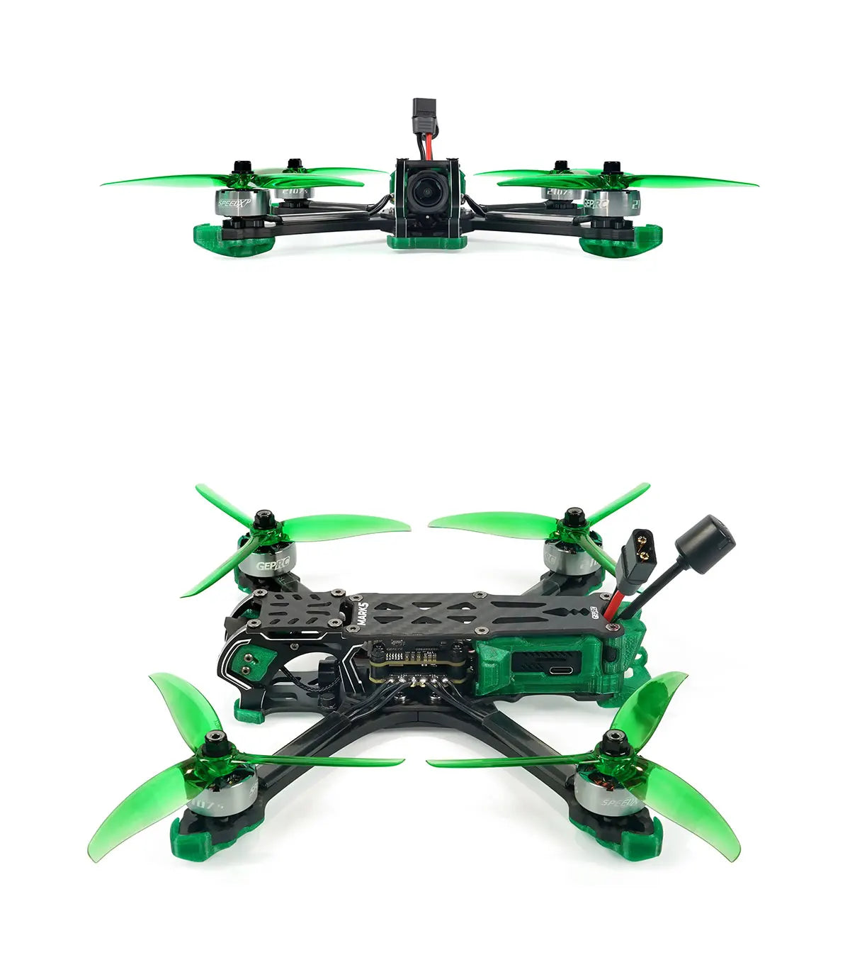 GEPRC New MARK5 HD O3 Freestyle FPV Drone, Add coral orange and emerald green colors to the O3 version to add more