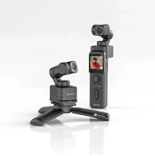 Feiyu Pocket 3 - Cordless Detachable 3-Axis Stabilizer Gimbal Camera 4K60fps Footage Magnetic Attach AI Tracking Follow