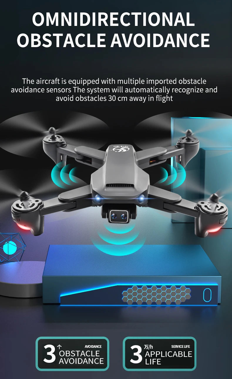 S186 Drone, omnidirectional obstacle avoidance the aircraft is equipped with multiple imported obstacle