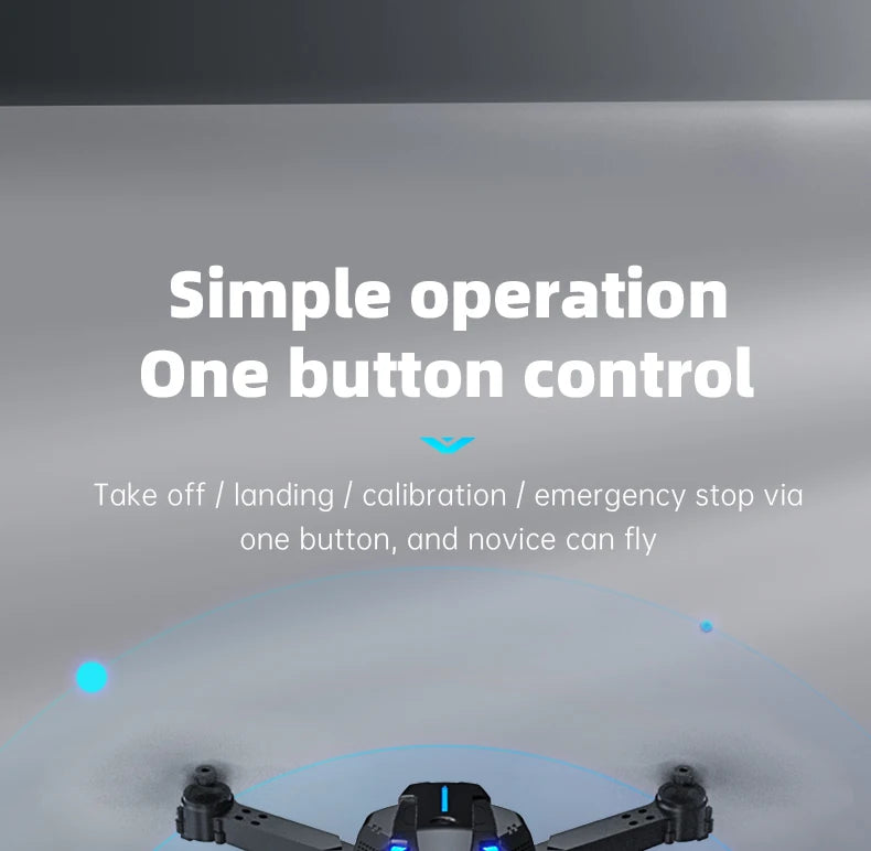 X6 pro Drone, simple operation one button control take off / landing calibration emergency stop 
