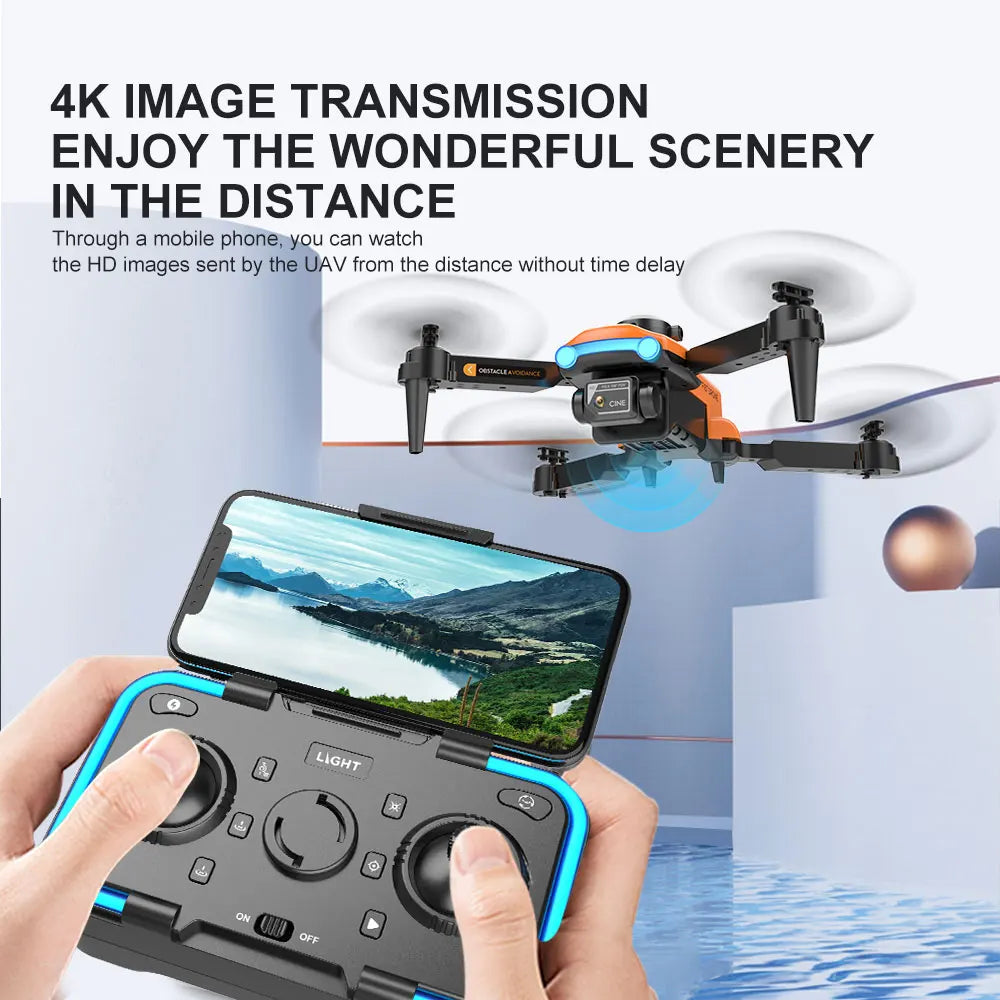 F187 Drone - 2024 New 4K HD Dual Cameras Optical Flow Obstacle Avoidance Remote Control Professional Drones 38 F187 Drone, 4k image transmission enjoy the wonderful scenery in the distance through a