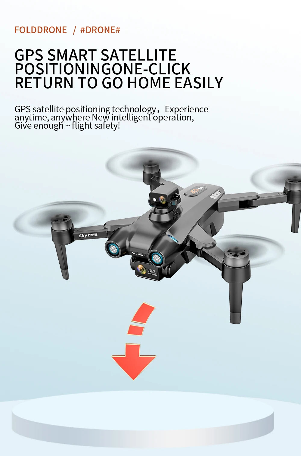 New AE6 / AE6 Max Drone, GPS satellite positioning iteclgecgo Experience anytime, anywhere Nevi 'operation