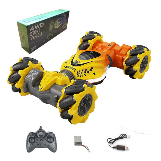 4WD RC कार खिलौना 2.4G रेडियो रिमोट कंट्रोल कार - RC वॉच जेस्चर सेंसर रोटेशन ट्विस्ट स्टंट ड्रिफ्ट वाहन खिलौना बच्चों के लिए