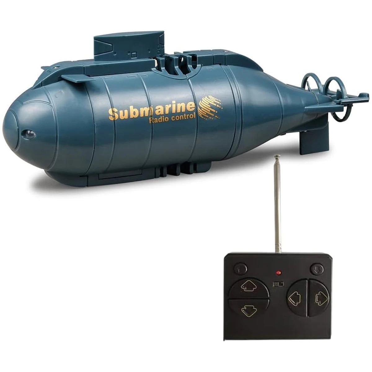 NEUSNEY Mini RC Submarine Toy RC Boat with Remote Control, Twin Propellers, USB Rechargeable Lithium Battery, Simulation Models
