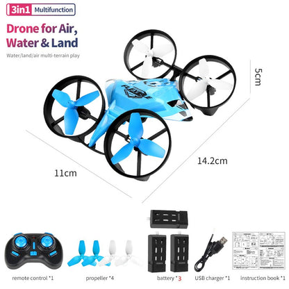 3inl Multifunction Drone for Air, Water & Land Water/land/