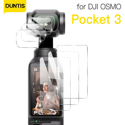 9H HD Tempered Glass for DJI OSMO Pocket 3 - Screen Protector For DJI Pocket 3 Gimbal Camera Lens Protect Glass Accessories