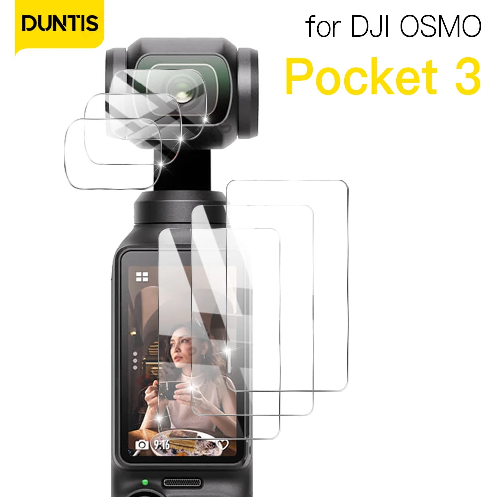 9H HD Tempered Glass for DJI OSMO Pocket 3, [Hd Retina Clarity] High-Transparency Provide You High-
