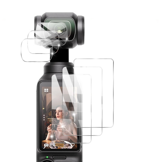 Verre trempé HD 9H pour DJI OSMO Pocket 3, protecteur d'écran pour DJI Pocket 3, lentille de caméra à cardan, accessoires de protection en verre