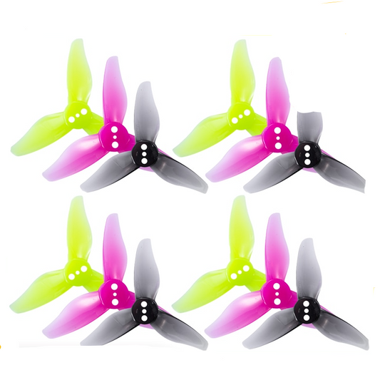 8/12/16Pairs GEMFAN 2023 2x2.3 3-Blade Propeller - 1.5mm PC Props For RC FPV 1105-1108 Brushless Motor Toothpick Drone Quadcopter