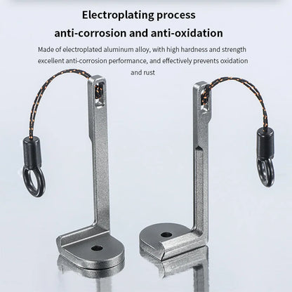 STARTRC Self-balancing Hanging Strap, Durable electroplated aluminum alloy mount with anti-corrosion, anti-oxidation properties and high strength.