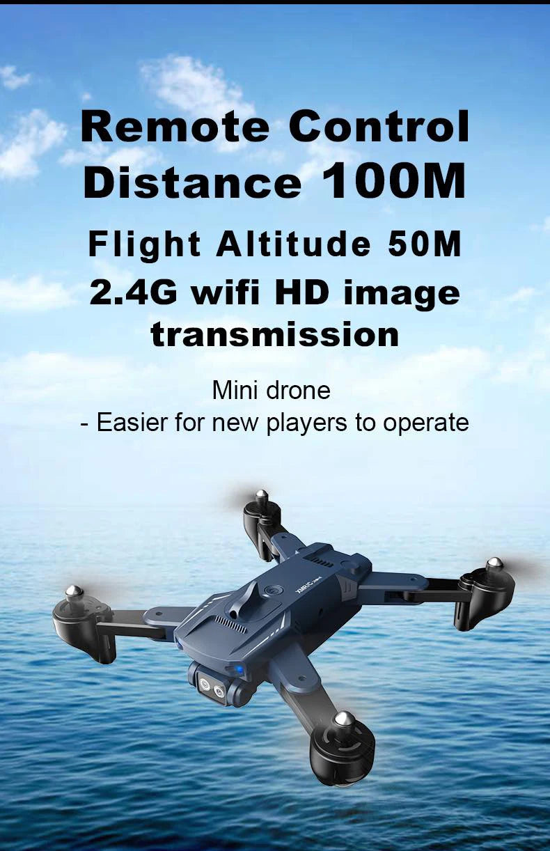 M6 Drone, remote control distance 1oom flight altitude 50m 2.46 wifi 