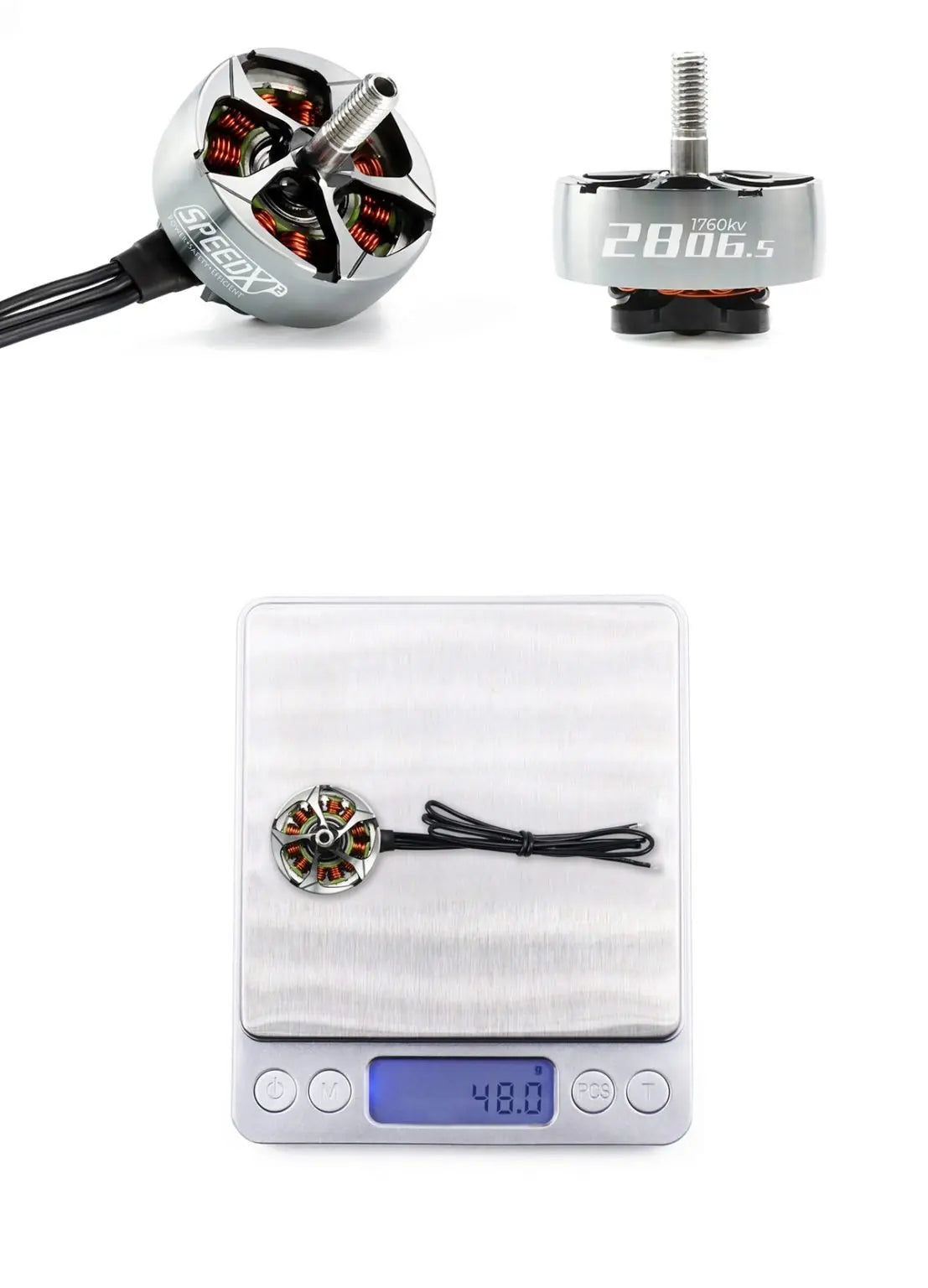 GEPRC SPEEDX2 2806.5 1350KV/1760KV Motor - 4-6S Brushless Motor for RC Multirotor FPV Freestyle 6-7inch Long Range Drones DIY Part 20 GEPRC SPEEDX2 2806.5 1350KV/1760KV Motor, the SPEEDX2 2806.5 motor has good heat dissipation,