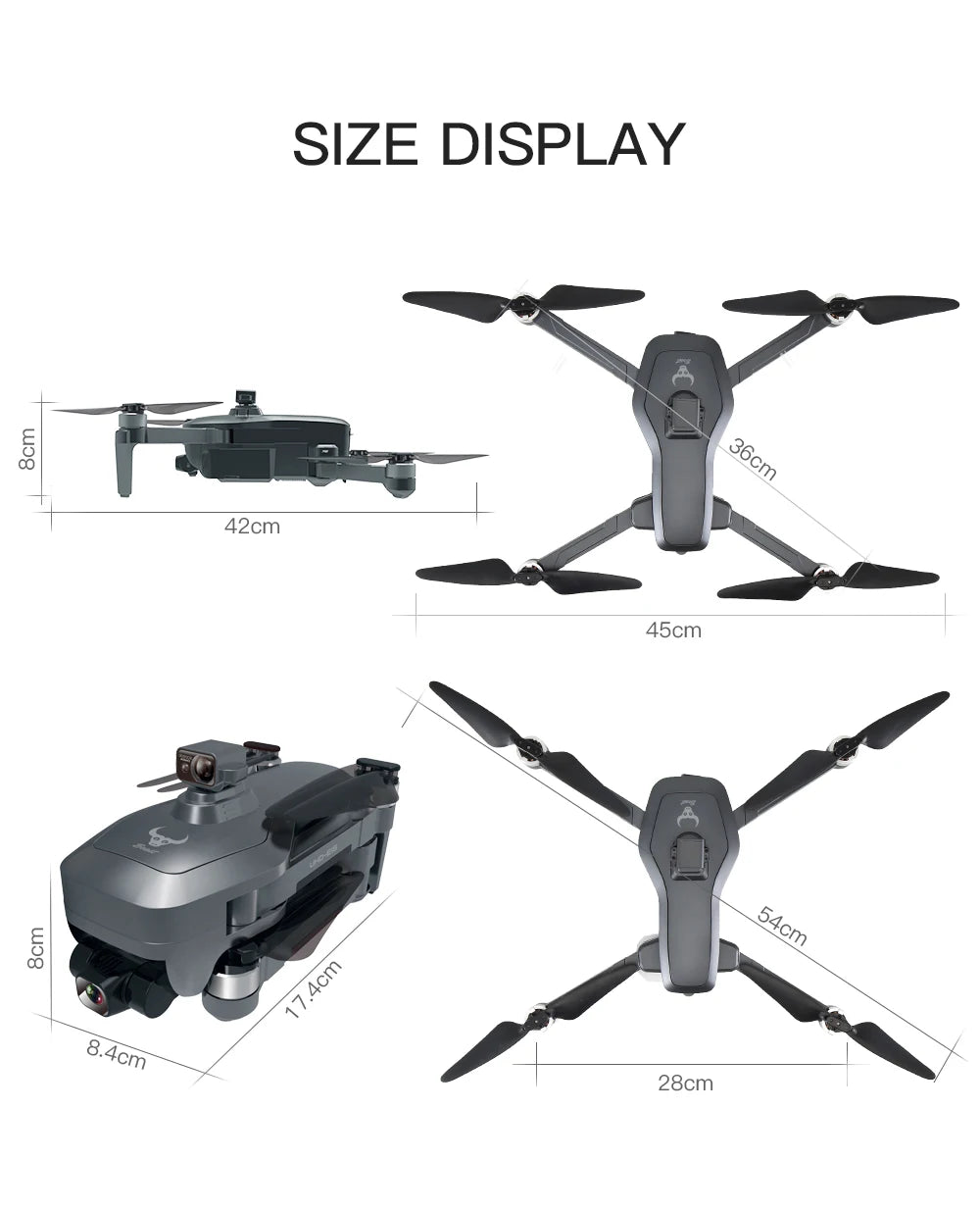 HGIYI SG906 MAX2  Drone, fix point surround: find the center point of the surround, and then use the joystick to