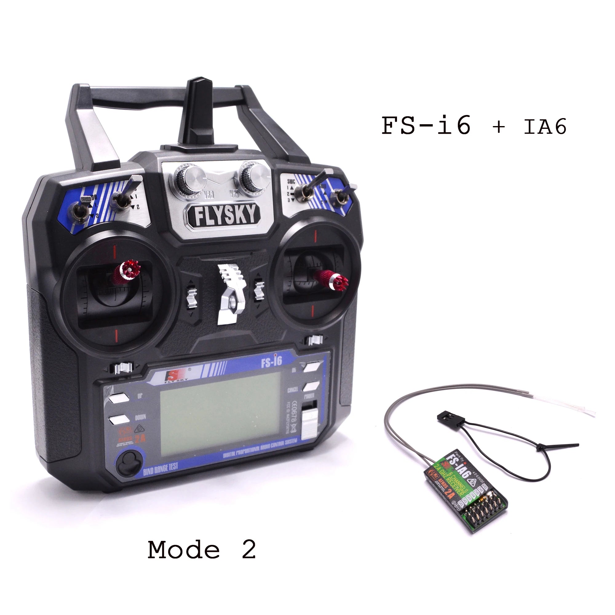 FS-i6 transmitter works in the frequency range of 2.405 - 2.4