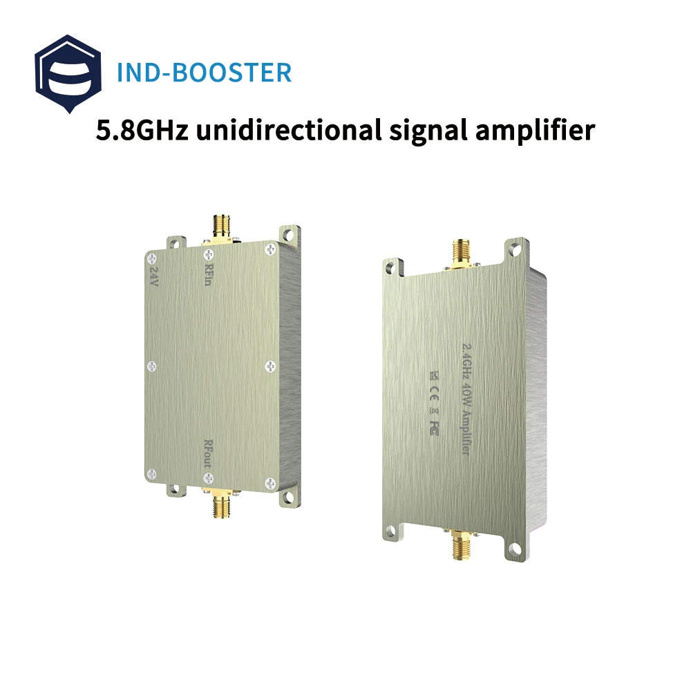 10w 20w 40w 50w Anti Drone Device, IND-BOOSTER 5.8GHz unidirectional signal amplifier 1 1 3