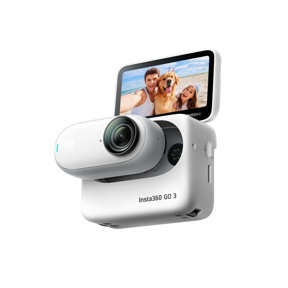Insta360 GO 3 operation camera - Small & Lightweight Action Camera Portable and Versatile Hands-Free POV Mount Anywhere Stabilization