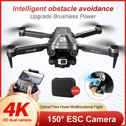 Z908 MAX Drone, Intelligent obstacle avoidance Upgrade Brushless Power deliver Optical Hover