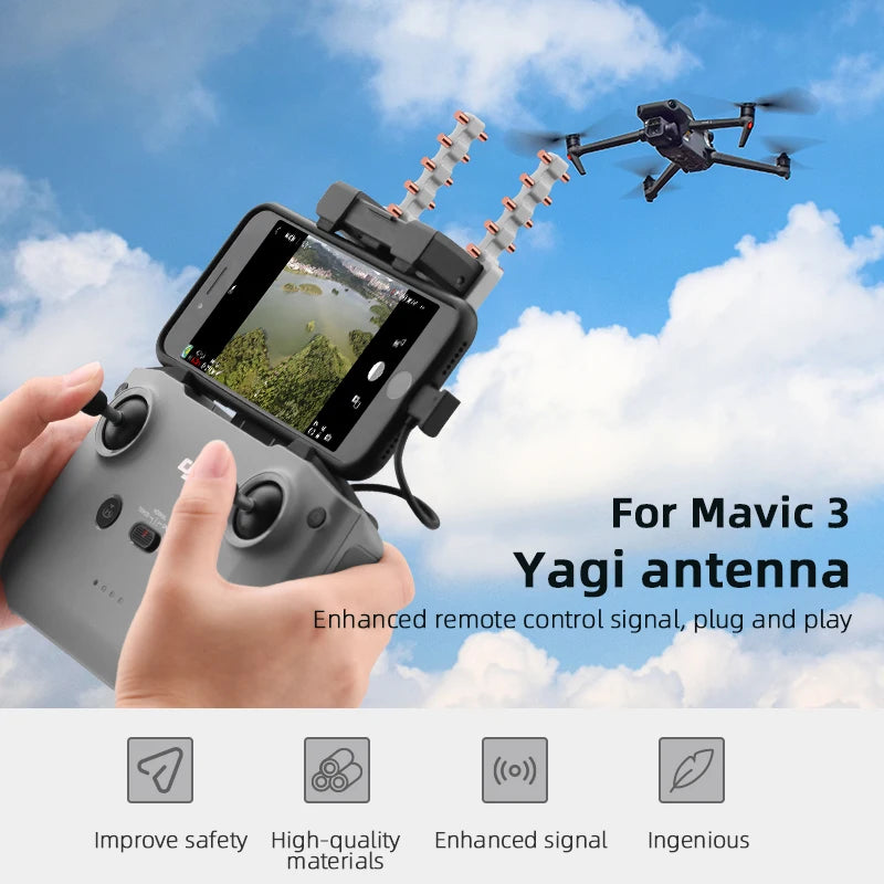 Yagi Antenna, for Mavic 3 Yagi antenna Enhanced remote control signal; plug and play ((0)