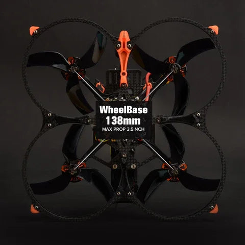 AIKON GEEK-35CF 3.5" PERFORMANCE HD FPV DRONE W/ CADDX NEBULA PRO 6 WheelBase 138mm MAX PROP 3 SIN