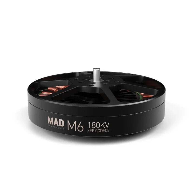 MAD Antimatter M6C08 EEE Drone Motor - KV130 KV180 KV260 KV320 High Temperature Brushless Motor for Long Flight Drone