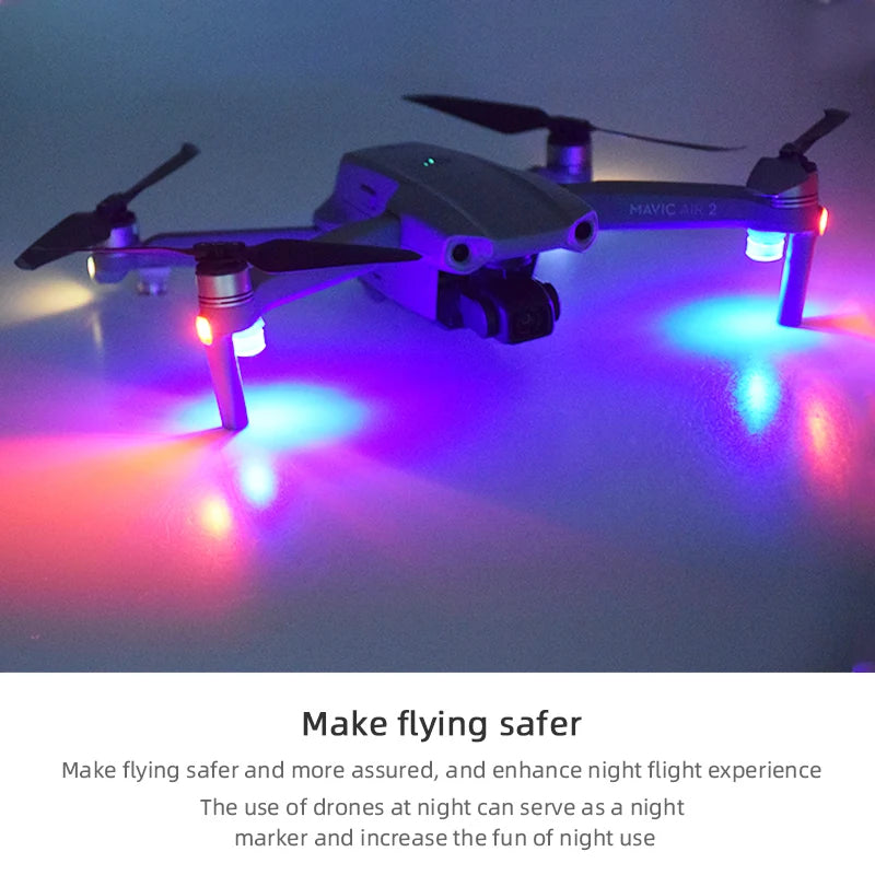 Night Flight LED, use of drones at night can serve as a night marker and enhance night flight experience 
