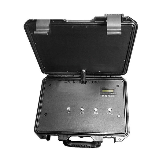 60W Anti Drone Device - 1.5Km Uav Tegenmaatregel Koffer Drone Equipment Anti DJI Drone Device Suitcase Drone Blocker Signal SHIELDING Drone